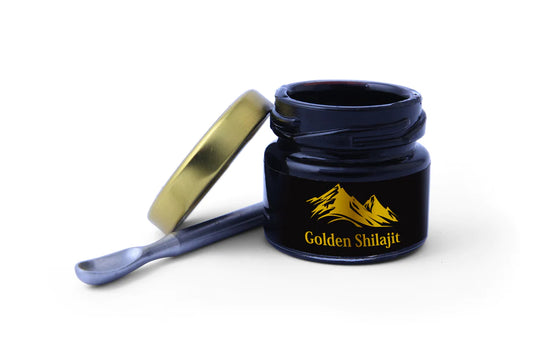 Golden Shilajit Resin - 100 Grams - Natural Supplement for Energy, Immunity, and Wellbeing