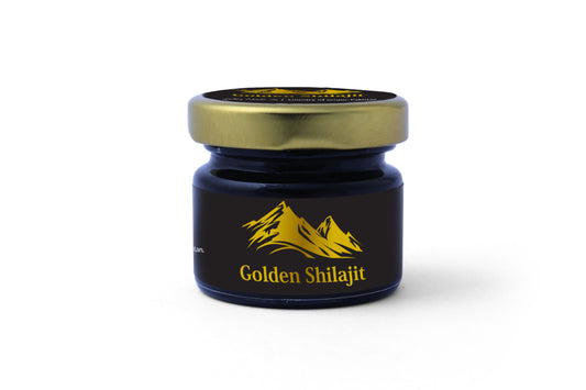 30 grams of pure, organic, and fresh golden Shilajit resin